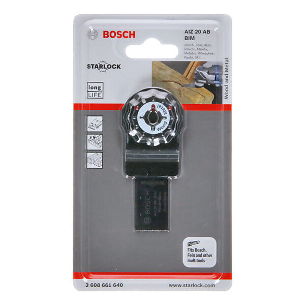 Bosch Elektrowerkzeuge BIM Tauchsägeblatt AIZ 20 AB Wood and Metal 30 2608661640
